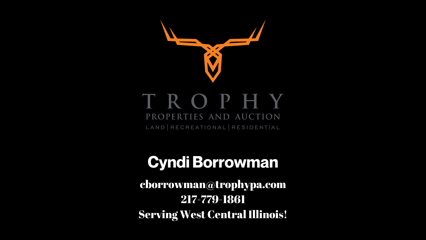 Trophy Properties and Auction- Cyndi Borrowman